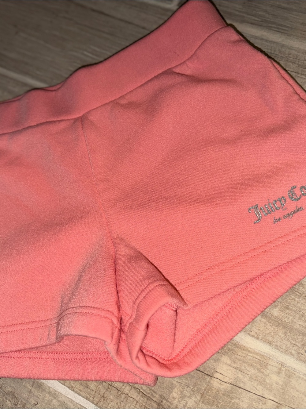 Juicy Couture Coral Pink Terry Shorts